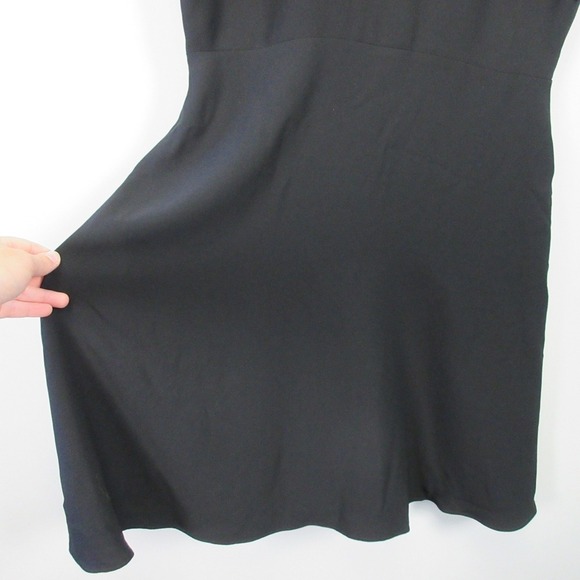 Kate Spade Sequin Fringe Sleeve Swing Dress 6 Black Cocktail Party Designer 430 - Picture 8 of 14